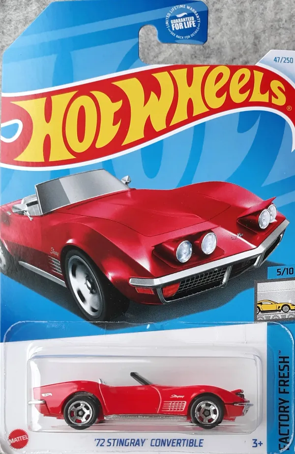 '72 Stingray Convertible | (2nd Color) 2024 Hot Wheels (Factory Fresh)
