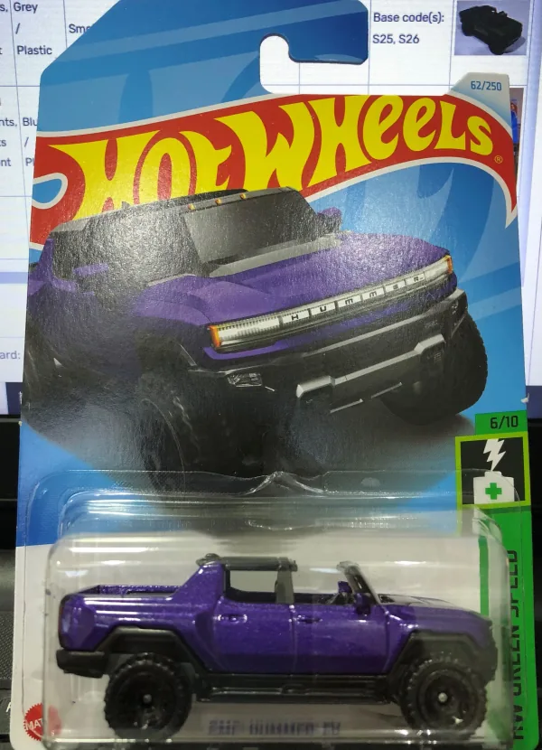 GMC Hummer EV | (2nd Color) 2024 Hot Wheels (HW Green Speed)
