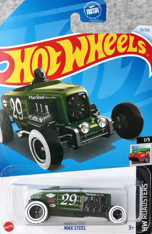 Max Steel | (3rd Color) 2024 Hot Wheels (HW Roadsters)