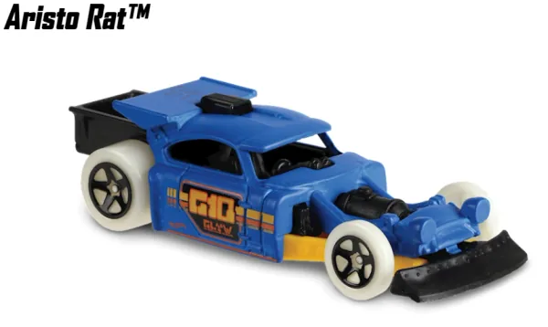 Aristo Rat | (2nd Color) 2018 Hot Wheels (HW Glow Wheels)