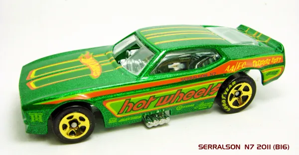'71 Mustang Funny Car 2011 Hot Wheels (Treasure Hunt)