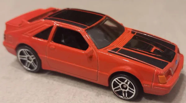 '84 Mustang SVO 2024 Hot Wheels (Then and Now)