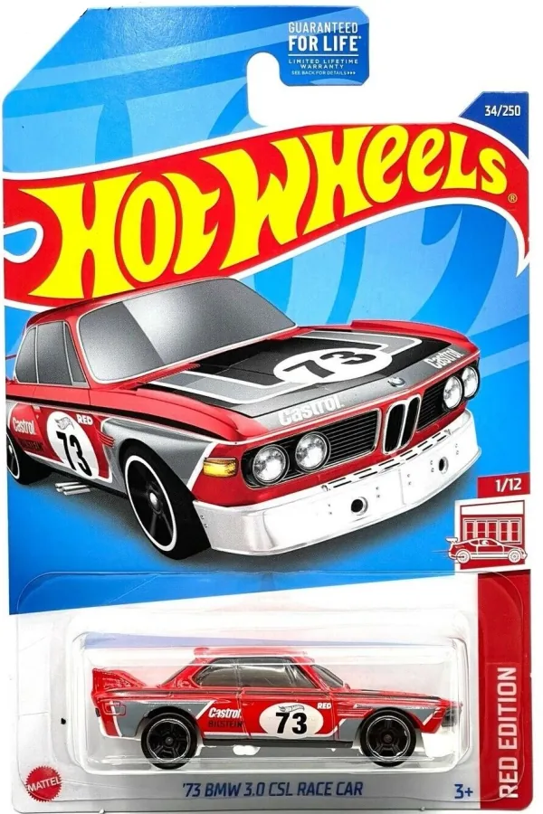 '73 BMW 3.0 CSL Race Car | (2nd Color) 2022 Hot Wheels (Red Edition | Target Exclusive)