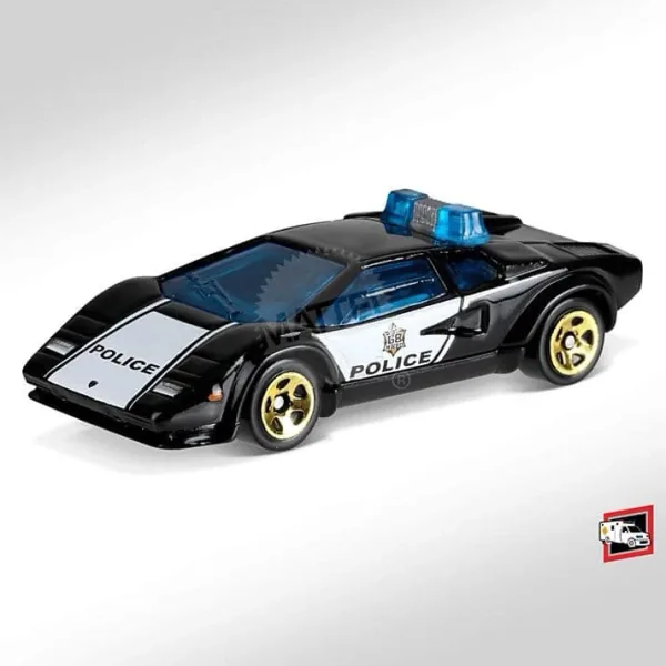 Lamborghini Countach Police Car 2019 Hot Wheels (HW Rescue)