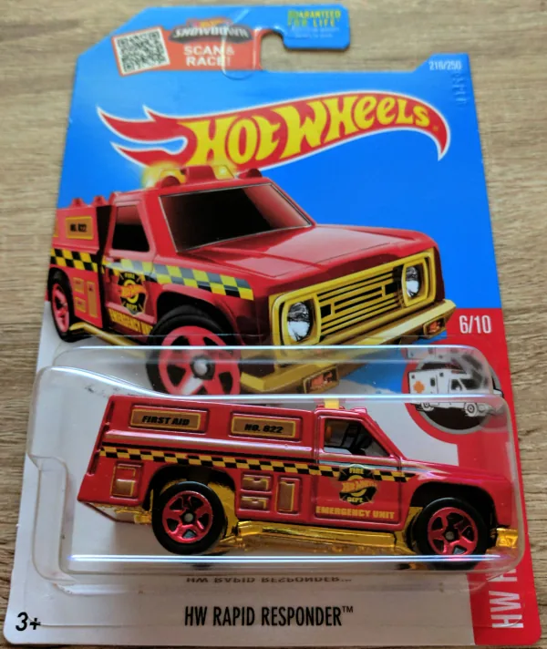 HW Rapid Responder | (2nd Color) 2016 Hot Wheels (HW Rescue)