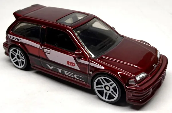 '90 Honda Civic EF | (2nd Color) 2025 Hot Wheels (Red Edition | Target Exclusive)