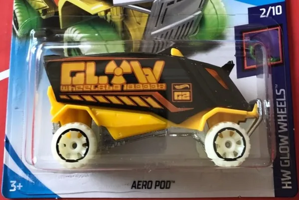 Aero Pod 2018 Hot Wheels (HW Glow Wheels)