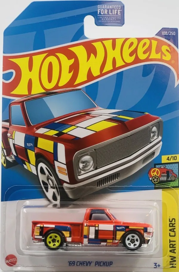 '69 Chevy Pickup 2022 Hot Wheels (HW Art Cars)