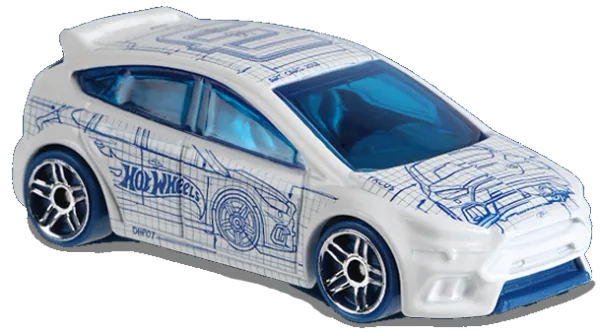 Ford Focus RS | (2nd Color) 2018 Hot Wheels (HW Art Cars)