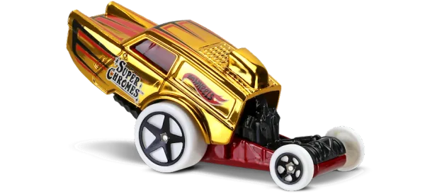HW Poppa Wheelie | (2nd Color) 2016 Hot Wheels (Super Chromes)