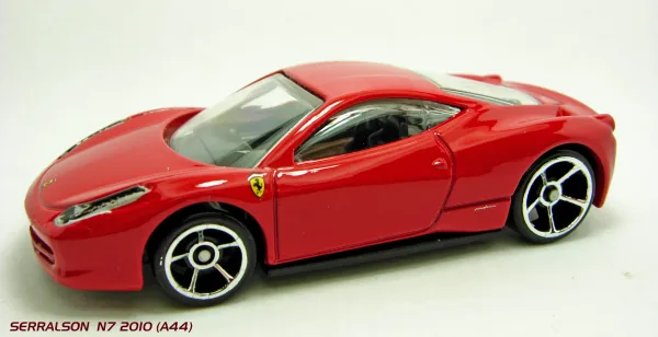 Ferrari 458 Italia 2010 Hot Wheels (New Model)