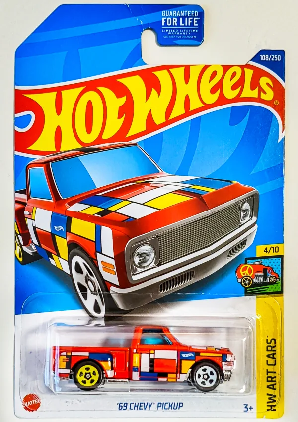 '69 Chevy Pickup 2022 Hot Wheels (HW Art Cars)
