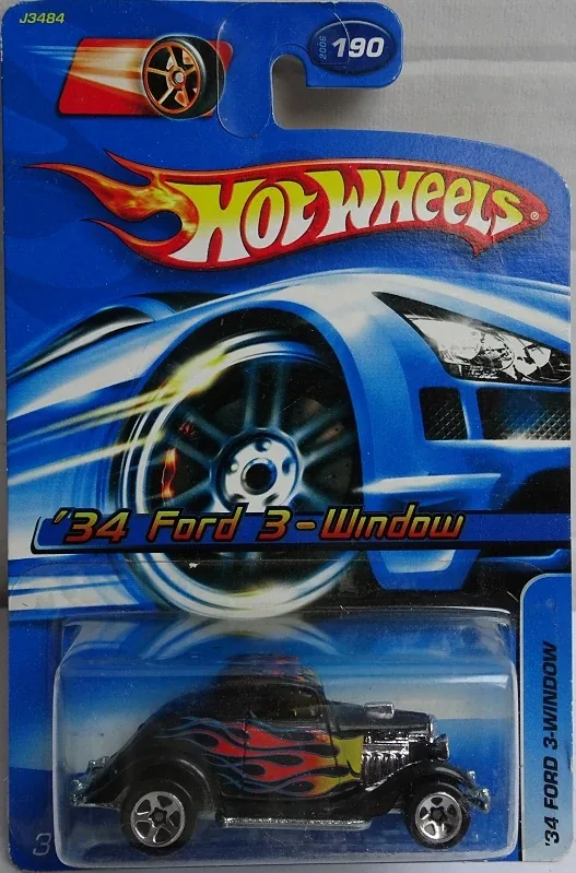 '34 Ford 3-Window 2006 Hot Wheels (2006 Open Stock)