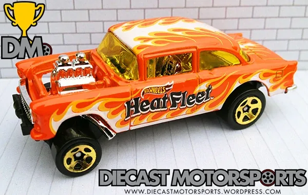 '55 Chevy Bel Air Gasser 2015 Hot Wheels (Heat Fleet)