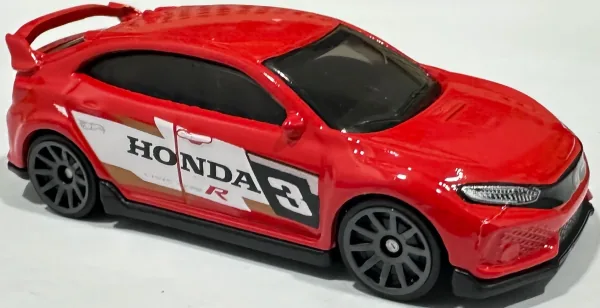 2018 Honda Civic Type R 2025 Hot Wheels (Then and Now)