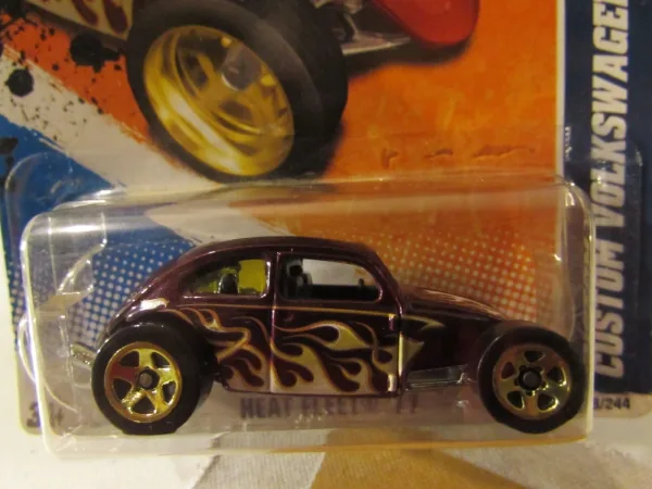 Custom Volkswagen Beetle | (2nd Color) 2011 Hot Wheels (Heat Fleet)