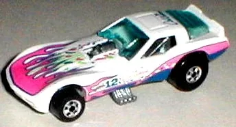 Corvette Funny 1990 Hot Wheels