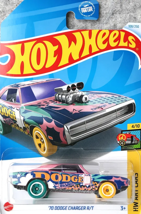 '70 Dodge Charger R/T | (2nd Color) 2024 Hot Wheels (HW Art Cars)