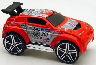 'Tooned Mitsubishi Pajero Evolution 2004 Hot Wheels (2004 First Editions)